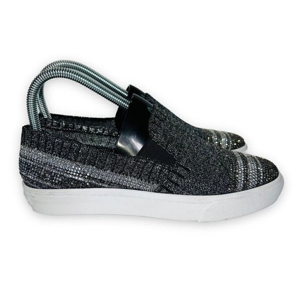INC International Concepts Sammee Slip-on Sneakers Pewter/Black Women's 5.5 - Picture 4 of 11